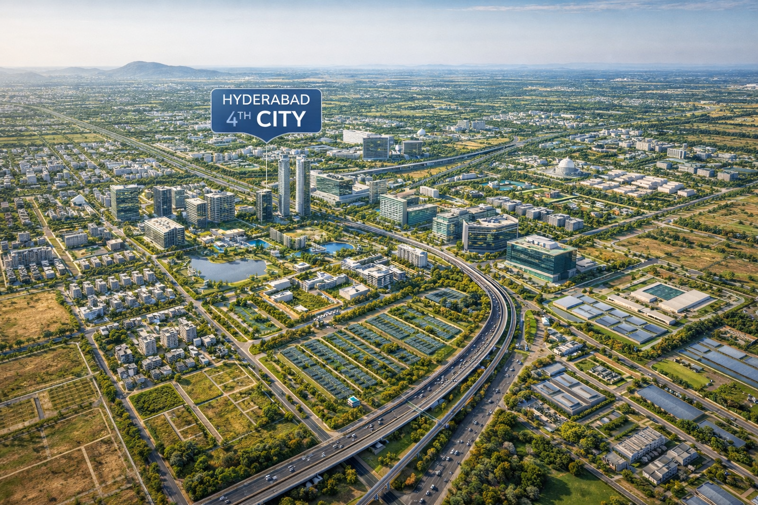 Hyderabad 4th City Open Plots Future City Master Plan