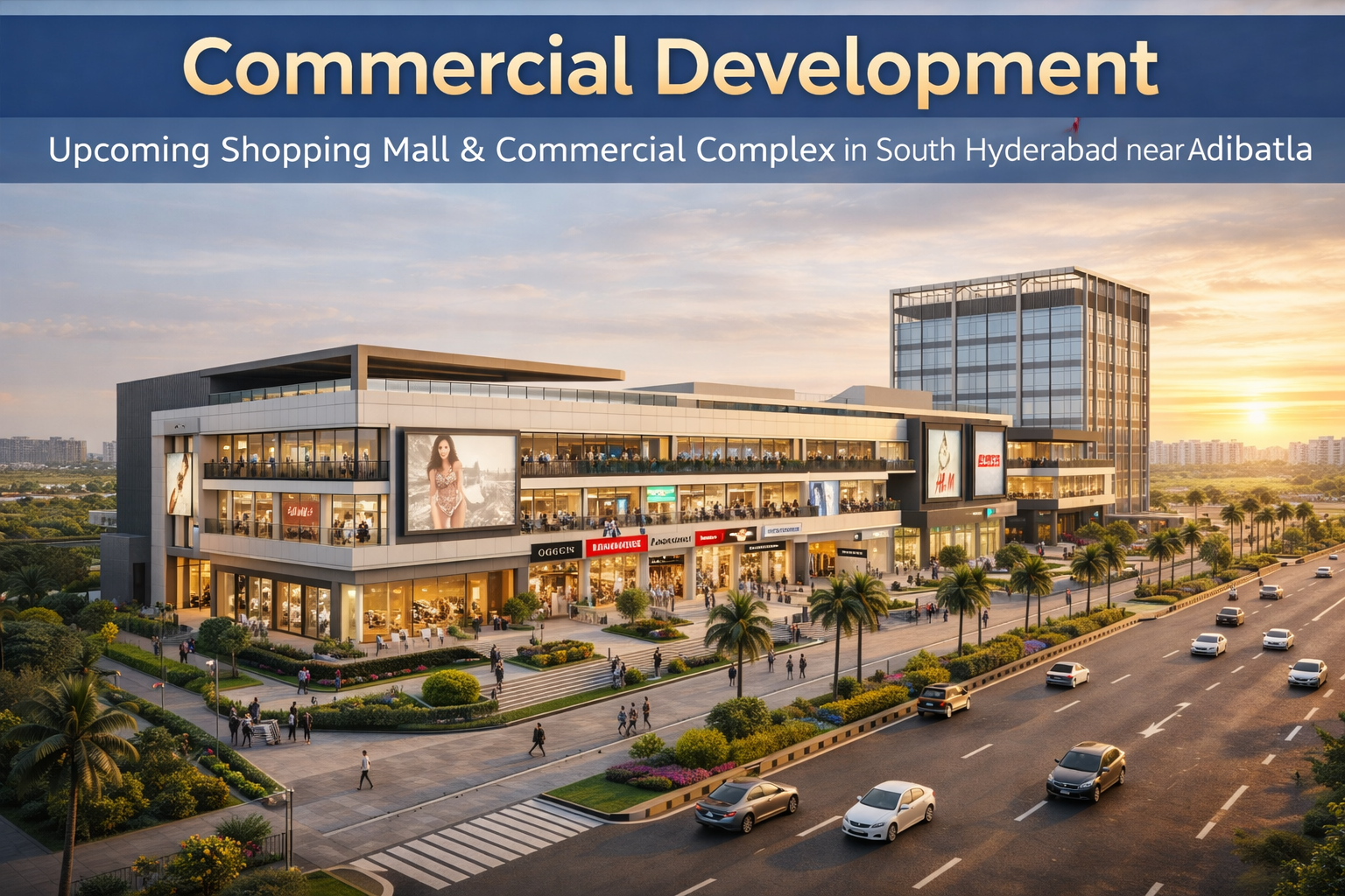 Commercial and lifestyle development in Adibatla