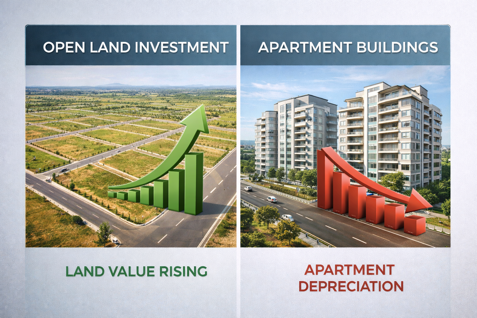 Open Plots vs Apartments Investment Comparison
