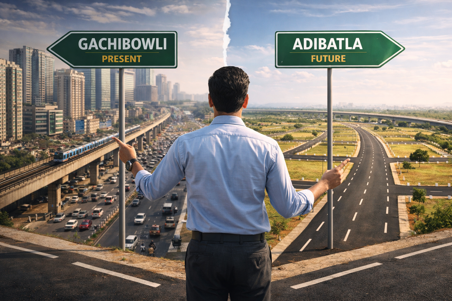 Expert recommendation Adibatla vs Gachibowli investment decision